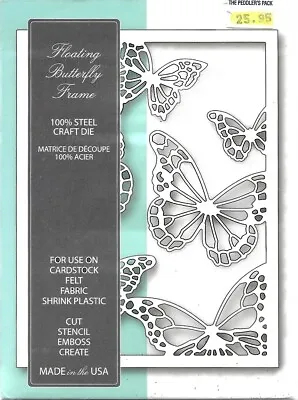 Memory Box-Floating Butterfly Frame Steel Craft Die Style#99138 • $19