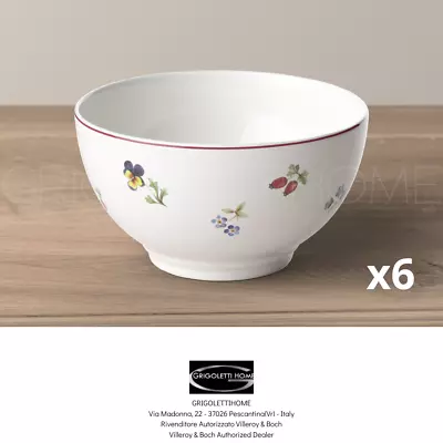 Villeroy & Boch - Petite Fleur - Set 6 Cups Cereal - Dealer • $134.43