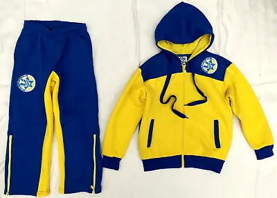 Maccabi Tel Aviv Israel Warm Fleece Tracksuit For 10 Year Old Children • $97