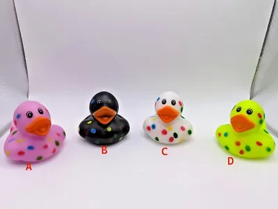 Polka-Dot Rubber Duckies Ducks - Choose  Style - Jeep Ducking - US Shipper • $8.99