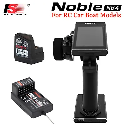 Flysky Noble NB4 2.4G 4CH Radio Transmitter With FGR4 FGR4S Receiver For RC Car • $249.95