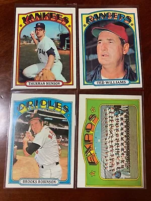 1972 Topps Baseball Card Singles - SET BREAK - Pick A  Card (400 - 599) • $4.50