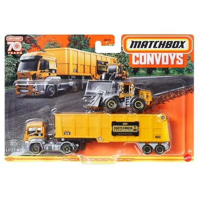 2024 Matchbox Convoys Ford Cargo MBX Dump Trailer Quarry King 1:64 Diecast Truck • $10.96