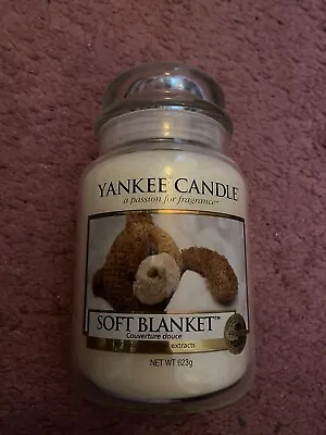 Yankee Large Jar 22 Oz Soft Blanket Rare Retired VHTF • £22.99