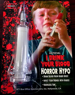 🩸I DRINK YOUR BLOOD BluRay SLIPCOVER/HORROR HYPO NEEDLE Charles Manson LSD GORE • $59.99