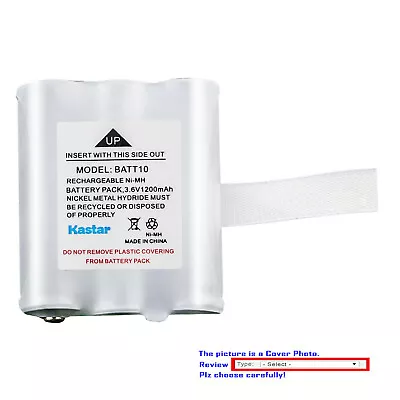 Kastar Ni-MH Battery 3.6V 1200mAh For Midland BATT10 BATT-10 AVP13 MID-AVP13 • $33.99