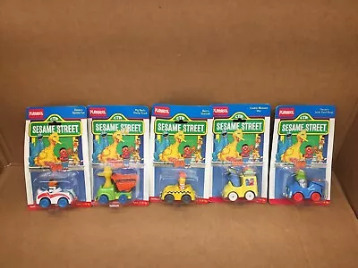 Vintage 1987 Sesame Street Playskool Mini Muppet Motorcade Die-cast 5 Car Lot • $39.95