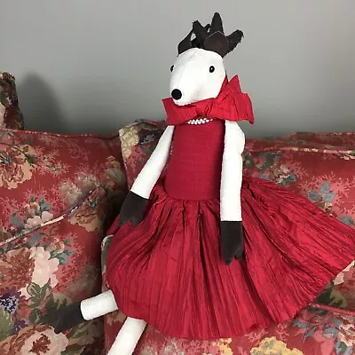 $44.20 • Buy 2007 Woof Poof 28  Musical DEER Red Dress Doll  WALKING IN A WINTER WONDERLAND 