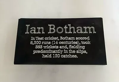 Ian Botham England Cricket 130x70mm Engraved Plaque Plate For Signed Memorabilia • £14.95