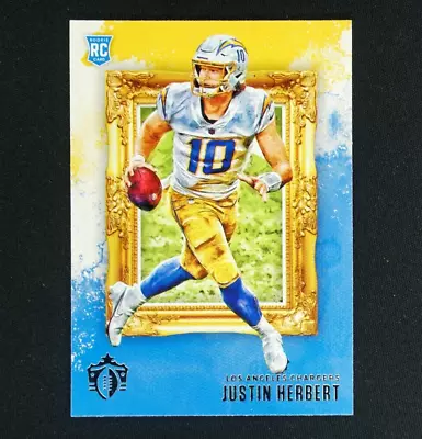 JUSTIN HERBERT Rookie Gridiron Kings 2020 Chronicles Football RC GK-3 Chargers • $3.99