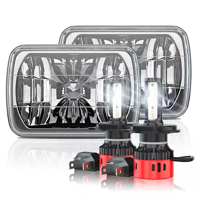 Pair For Mitsubishi Mighty Max Mighty Max 5x7 7x6 Inch LED Headlight Hi/Lo Bulbs • $135.99