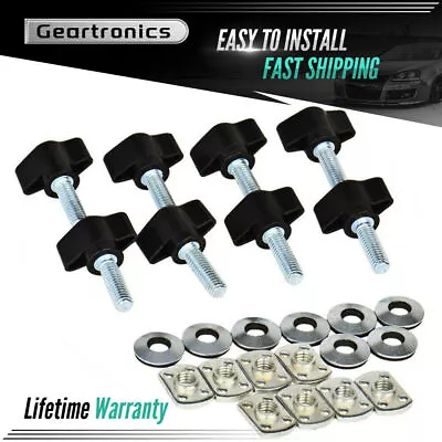 Easy On Off Hard Top Fasteners Nuts Bolts Universal For Jeep Wrangler YJ TJ JK* • $7.29