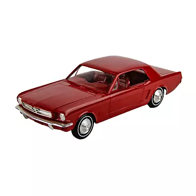 1965 Ford Mustang Hardtop Red Dealer Promo 1:25 Scale Plastic Model Car • $90.01