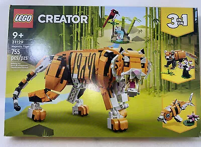 LEGO Creator 3 In 1 Majestic Tiger Building Kit No. 31129 NEW Factory Sealed • $59.50