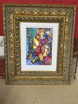 ZAMY STEYNOVITZ “Eiffel Melodies” Serigraph Framed Canvas Signed And Authorized • $65