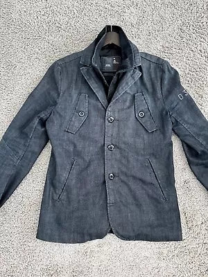 G-STAR RAW BATTLE DENIM BLAZER— Men's Medium • $55