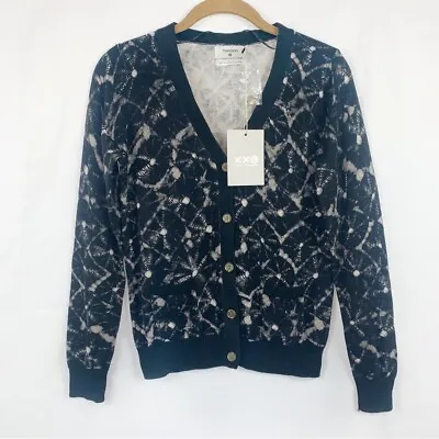 NWT Thakoon X Target Abstract Print VNeck Cardigan Artsy Size XS • $16.95