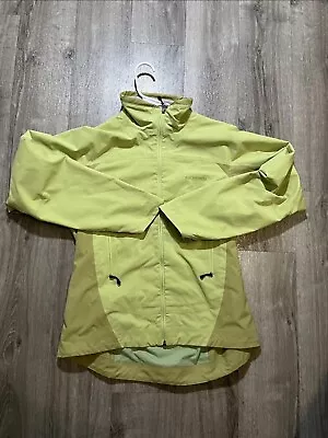 Patagonia Womens Soft Shell Running Jacket Outdoors MED Full Zip Green NICE • $19.99