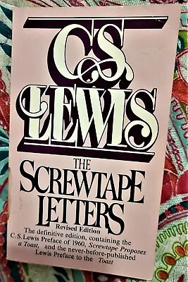 The Screwtape Letters - Paperback C.S. Lewis 1982 Revised Edition VG • $7.99