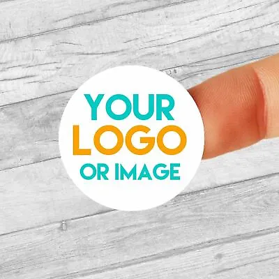 £2.99 • Buy Custom Logo Personalised 25mm Circle Business/Company Name Labels/stickers