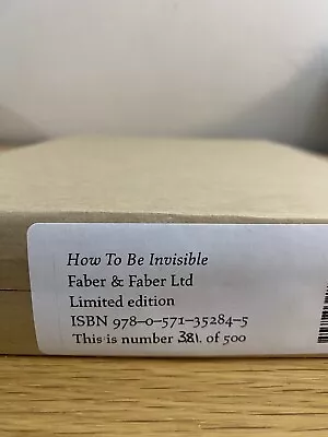 How To Be Invisible: Kate Bush Special Deluxe Signed Exclusive Edition 381/500 • £1500