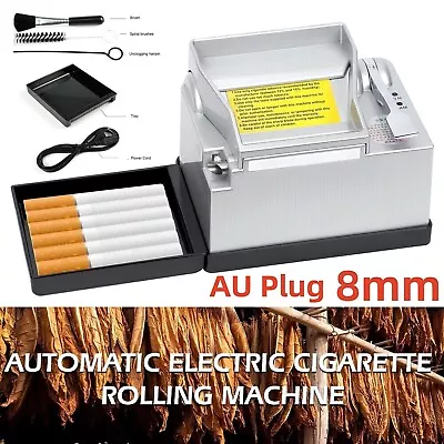 8mm Electric Cigarette Rolling Machine Cigarette Injector Tobacco Machine • $94.89