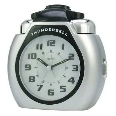 £16.89 • Buy Acctim Thunderbell Analogue Alarm Clock Quartz Luminous Hands Extra Loud Bell