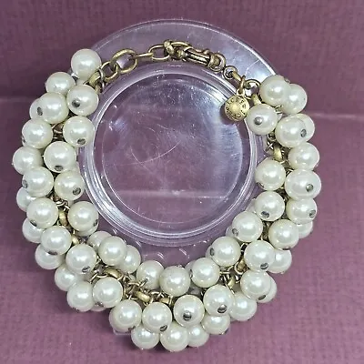 J.Crew Faux Pearl Cluster Bracelet 7.5  • $45