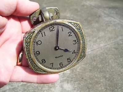 1940s Antique Auto Westclox Dash Clock Time Vintage Chevy Ford Hot Rod Gm Bomb • $52