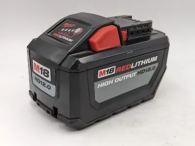 For Parts Or Repair Milwaukee 12Ah Lithium High Output Battery Pack 48-11-1812 • $79