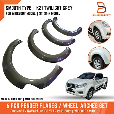 K21 Twilight Grey Fender Flare For Nissan Navara Np300 St St-x Widebody 15-19 • $577.50