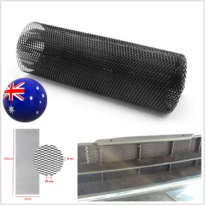 Car Front Bumper Hood Vent Spoiler Fender Grille Hexagonal Mesh Net 40''x13'' AU • $26.89