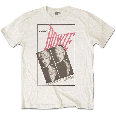 £16.99 • Buy DAVID BOWIE  - Unisex T- Shirt - Serious Moonlight  - White Cotton