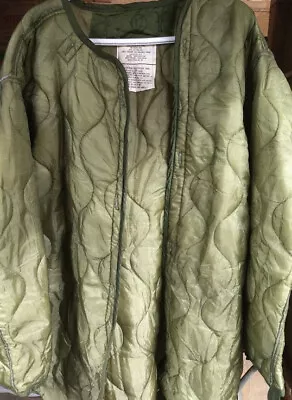 Extreme Cold Weather Fishtail Parka Liner Size Large USGI US Military • $24.95