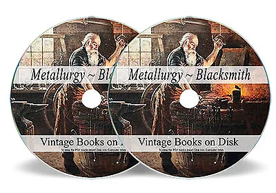 £4.87 • Buy 360 Rare Blacksmith Books On DVD Blacksmithing Metalwork Tools Forge Forging 259
