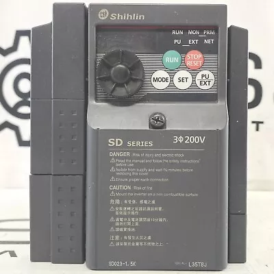 Shihlin SD023-1.5K Vector Control Inverter 11.4A 3PH 240V USA • $329.49