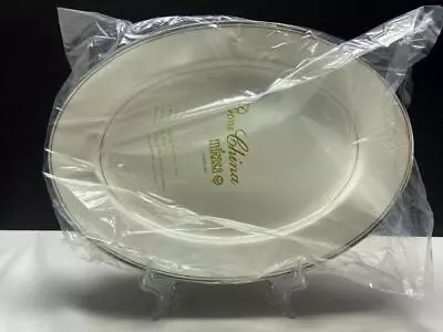 MIKASA BRIARCLIFF OVAL MEAT SERVING PLATTER ~ Bone China ~ Excellent 13 X9  • $16