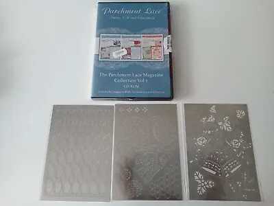 £12.95 • Buy Parchment Lace Issues 3, 4 And Christmas CD ROM And 3 Matching Grids New