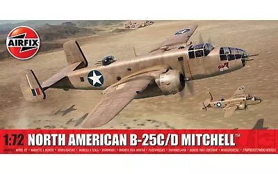 Airfix A06015A North American B-25C/D Mitchell 1/72 Scale Plastic Model Kit • $47.75