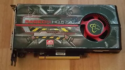 XFX ATI Radeon HD 5770 (HD-577A-ZHFC) 1GB / 1GB (max) GDDR5 SDRAM PCI Express X1 • $80.99