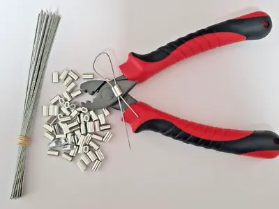 50 Pack ALUMINIUM TAMPER-PROOF SECURITY SEALS & HANDY SIZE CRIMP PLIERS • £25