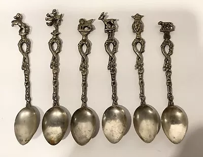 Vintage Ornate Montagnani Italy Set Of 6 Demitasse Spoons • $5