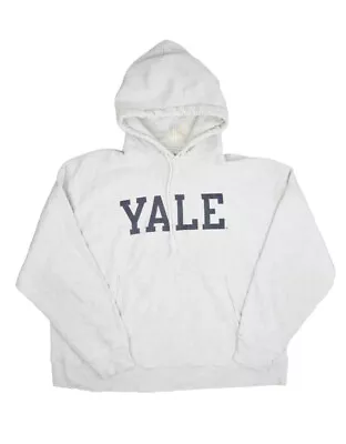 Vintage Yale University Champion Reverse Weave Hoodie Sweatshirt Men XL Original • $157.20