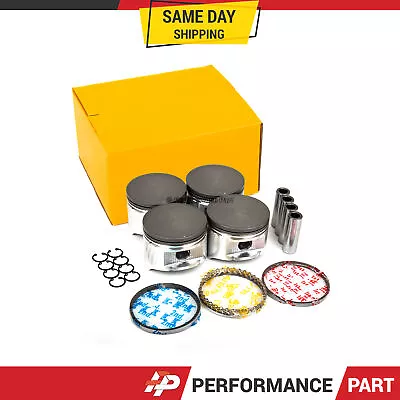 Pistons W/ Rings For 89-92 Nissan 240SX Axxess Stanza 2.4L SOHC KA24E • $1988.99