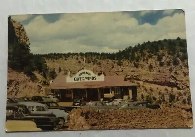 Entrance Pavillion Cave Of The Winds Manitou Springs Colorado. Postcard (B2) • $4.63