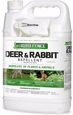 Liquid Fence Animal Repellent 128 Oz Deer And Rabbit Repellent • $29.99