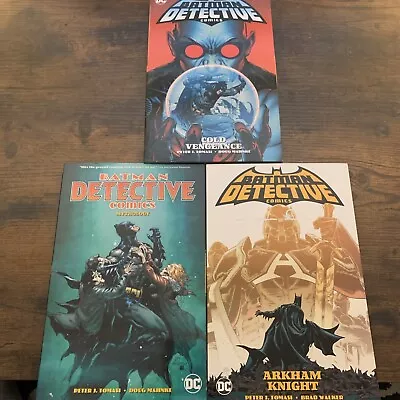 Batman: Detective Comics Vol. 1 2 & 4 By Peter J. Tomasi Cold Vengeance Arkham • $49.99