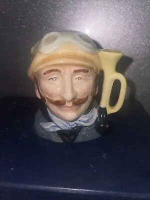 Royal Doulton Miniature Character Toby Jug Veteran Motorist D6641 • £22.99