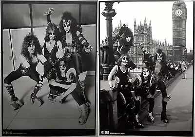 KISS Posters Ace Frehley Gene Simmons Set Of 2 Unique Retro Posters • £24.99