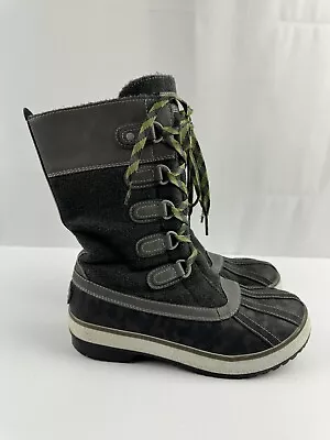 UGG Baroness 1001743 Gray Insulated Waterproof Snow Boots Women's 7 • $55